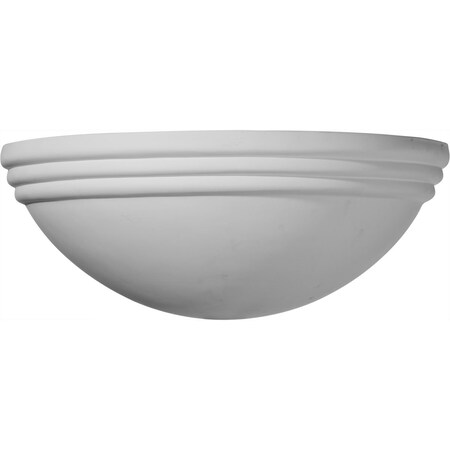 Ekena Millwork 16 1/8"W  x 6 1/4"H x 8 1/4"P Traditional Wall Sconce SCO16X06X08TR